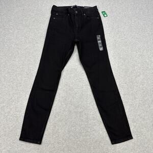 Gap Jean Legging High Rise WMNS 6/28R Black Sculpting Skinny Stretch Minimalist